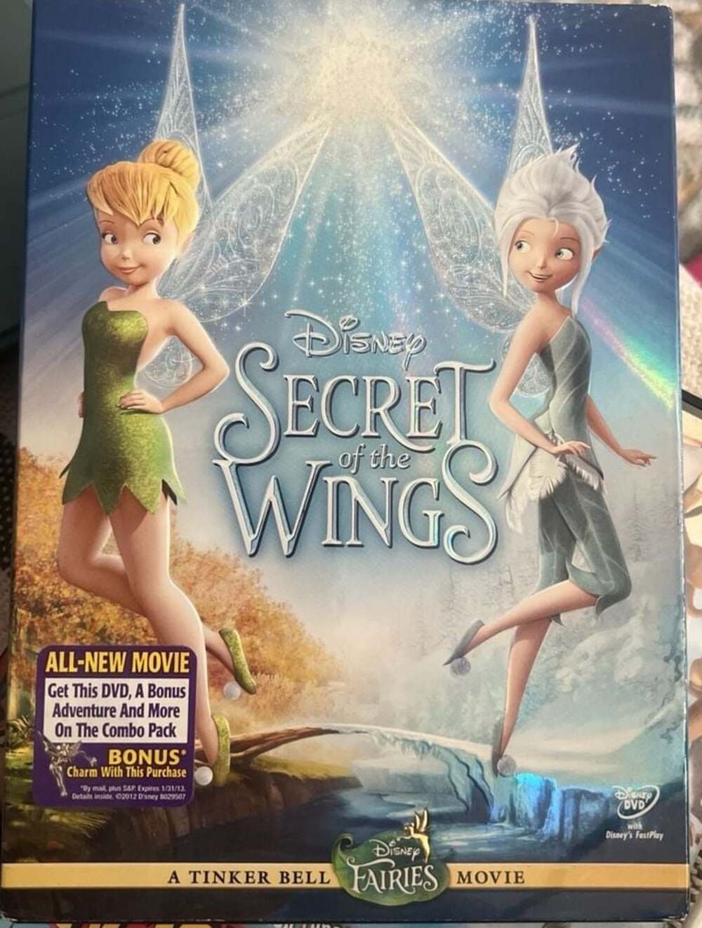 Disney Secret of the Wings Tinker Bell Movie DVD
